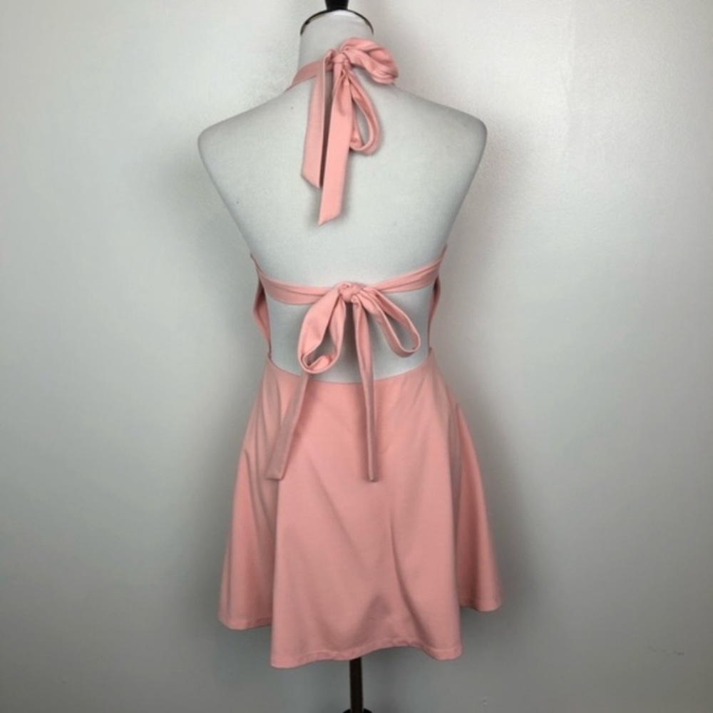 LPA Blush Halter Neck Skater Dress 261 - Picture 7 of 7